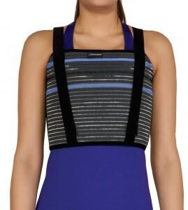 Göğüs Korsesi Çelik Balenli Füme