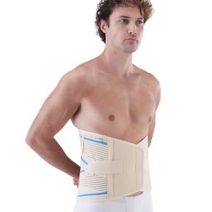 Lumbosakral Çelik Balenli Korse 32 cm (Misineli Kumaş)