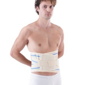 Lumbosakral Çelik Balenli Korse 26 cm (Misineli Kumaş)