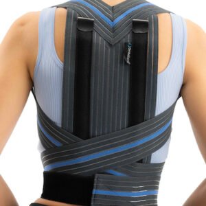 Postureks Korse/Omuz Retraksiyon Harnesi Füme (Misineli Kumaş)