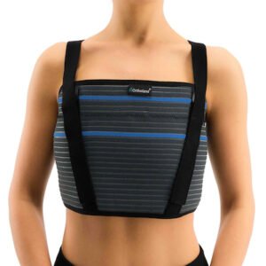 Göğüs Korsesi Plastik Balenli Füme-