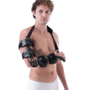 AÇI AYARLI DİRSEK ORTEZİ ON-OFF AYARLI